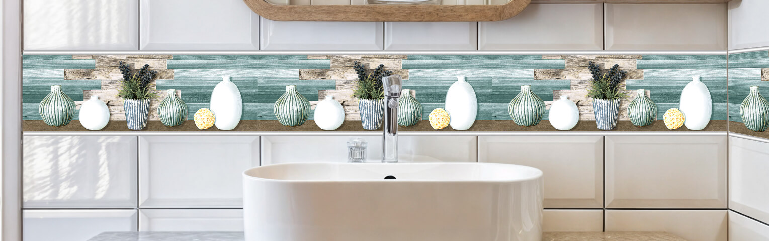 Revestimientos decorativos para baños modernos